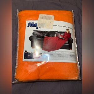 New Orange Slanket Blanket - (The original Snuggie)